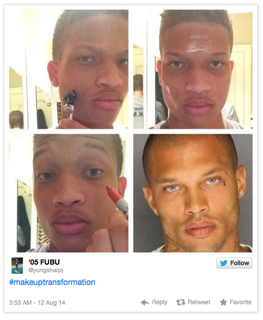 Som fängelsehunken Jeremy Meeks. Som fängelsehunken Jeremy Meeks.